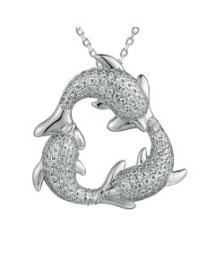 3 Dolphin Pendant
