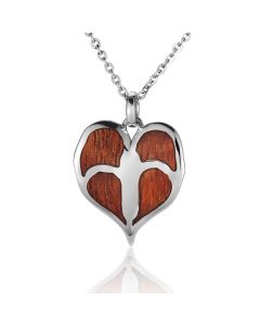 Koa Anthurium Pendant