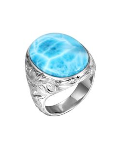 Larimar Rhombus Ring