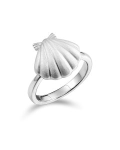 Sterling Silver Sunrise Shell Ring