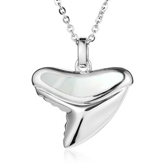 SS Shark Teeth Pendant