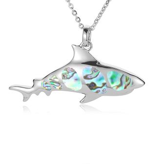 SS Shark Pendant