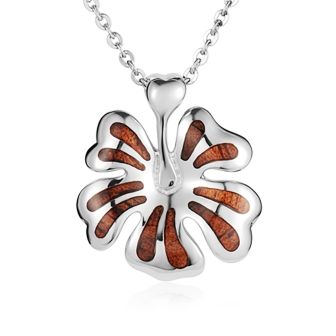 SS Hibiscus Pendant