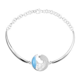 SS.Larimar Wave Bracelet