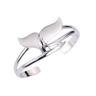 Sterling Silver Whale Tail Ring