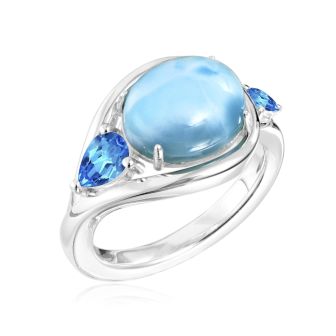 SS Larimar Ring