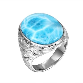 Larimar Rhombus Ring