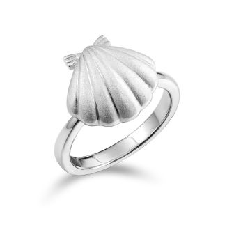 Sterling Silver Sunrise Shell Ring