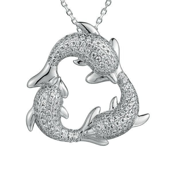 3 Dolphin Pendant