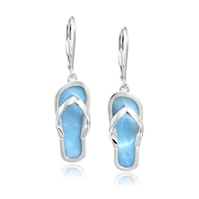 SS 925 Larimar Earrings