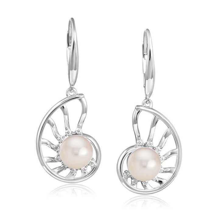 SS 925 FWP Heart Earrings